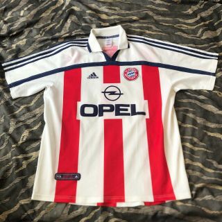 Vintage Bayern Munich Away Football Shirt 2000 2001 Adidas Xl Man Adidas Jersey