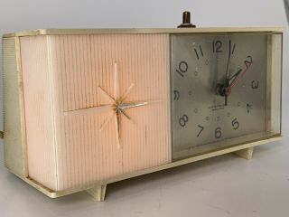 Vintage Westclox Moonbeam Nite - Lite Electric Alarm Clock