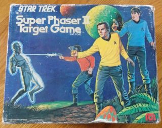 Star Trek Phaser Ii 2 Target Game Mego Corp 1975 Complete Weapon Gun