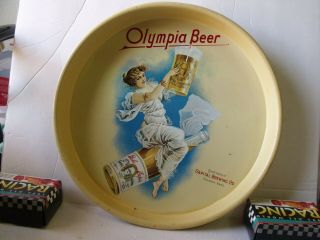 Olympia Beer Vintage Metal Tray,  Capital Brewing Co.  1972