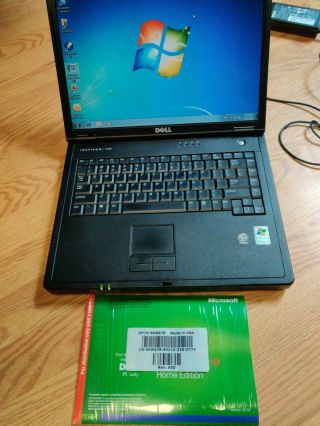 Vintage Laptop Dell Inspiron 1000 Windows Xp 7,  Office 2007,  Intel 2.  2 Ghz 40gb
