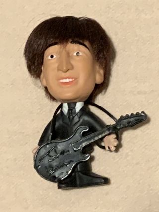 Beatles Vintage 1964 John Lennon Remco Soft Body Doll With Guitar Instrument