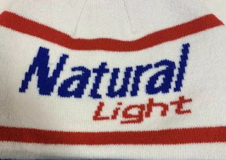 NWOT Anheuser Busch - Natural Light Beanie Beer Stocking Cap 3