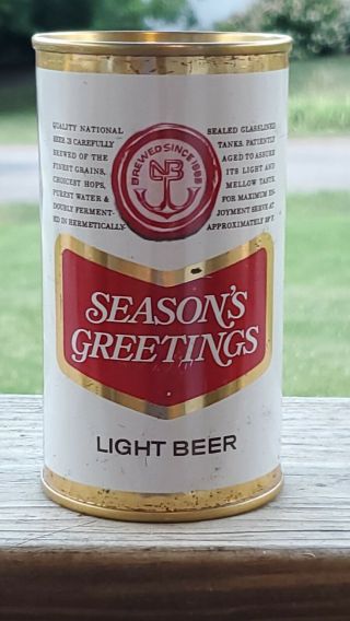 National Beer Seasons Greetings Beer Bank Top