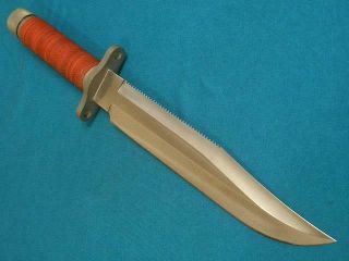 Huge Vintage Al Mar Seki Japan Sf - 10 Combat Fighting Survival Bowie Knife Knives
