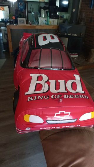 Budweiser Dale Earnhardt Jr X Large Blow Up Inflatable 8 Car Store Display 1993