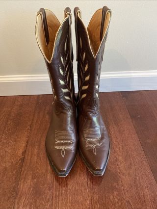 Old Gringo Women’s Vintage Cowboy Boots Flower Inlay 8b