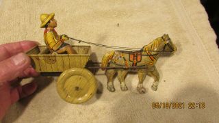 Marx Balky Horse Tin Toy