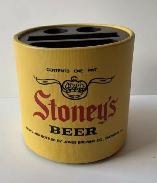 Vintage Stoney’s Beer Advertising Desk Or Bar Caddy / Holder