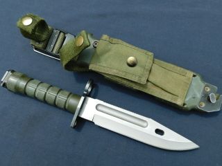 Us Issue M9 Bayonet Fighting Bowie Knife Phrobis Iii W/scabbard A,