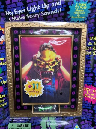 Vtg 1996 Toymax Goosebumps Freaky Frames 11 The Haunted Mask