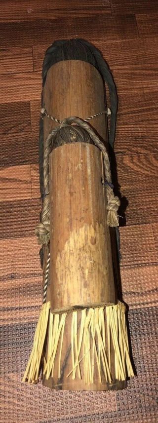 Museum Piece Liberian African Carved Wood Hair Primitive Doll 2