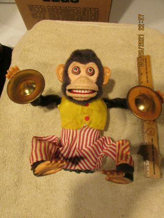 Vintage " Jolly Chimp " Cymbal Playing Monkey.