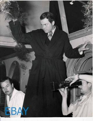 Orson Welles Directs Citizen Kane Vintage Photo Candid On Set