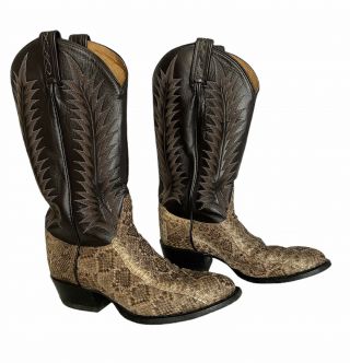 Vintage Tony Lama Western Cowboy Boots 8845 Mens 7 D
