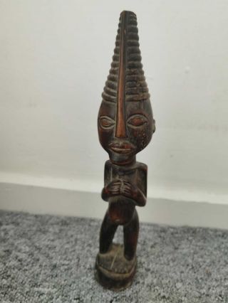African Tribal Art,  Luba Statue From Democratic Republic Of Congo.
