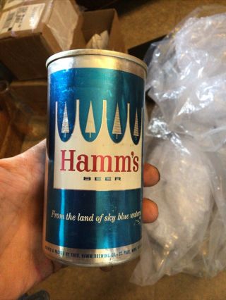 Indoor Find All Aluminum Hamms Flat Top Beer Can St Paul Mn.