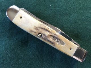 1992 Case Xx 2 Blade “trapper” With Stag Handles