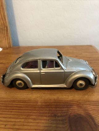 1960’s Bandai Volkswagen Vw Bug Friction Tin Toy