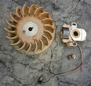 Vintage Tecumseh H60 H70 Points Ign Flywheel Ring Gear 30811a 610694a Magneto