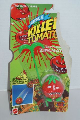 Vintage Mattel Attack Of The Killer Tomatoes Ketchuk Zipamato