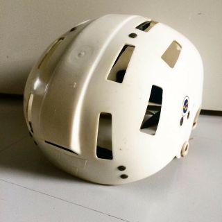 Vintage Ice Hockey Helmet Tre Kronor Made By Hammar Plast