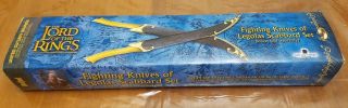 United Cutlery Lord Of The Rings Fighting Knives Of Legolas Scabbard Set Uc1381