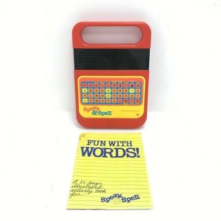 Texas Instruments Speak & Spell Electronic Educational Handheld Kids Toy 173127