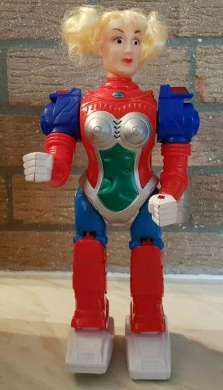 Automaton Vintage Plastic Robot Toy (woman Version) Collectible And Unusual