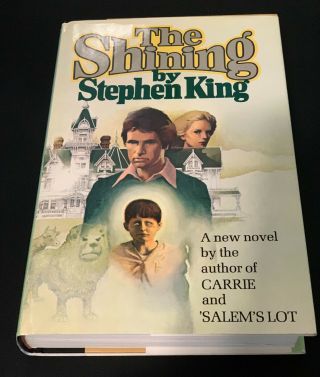Stephen King The Shining Hardcover 1977 Fine Vintage