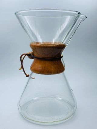 Rare—vintage German Chemex Coffee Maker/pot—west Germany Auer Pyrex—moma Design