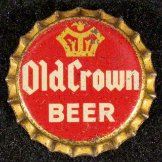 Old Crown Beer Cork Lined Bottle Cap Centlivre Ft Wayne Indiana Crown Ind