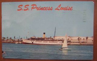 Princess Louise (canadian Pacific) Shown As A Restaurant In San Pedro,  Ca