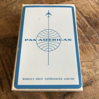 Vintage Pan American Airlines Deck Of Playing Cards Complete