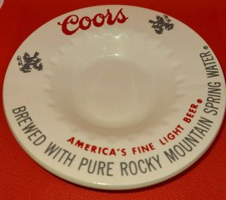 Vintage Coors Light Ashtray America 