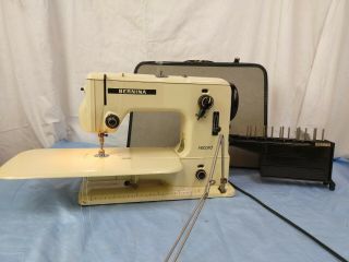 Vintage Bernina Record 530 - 2 - Sewing Machine - W/ Case - (tested/working)