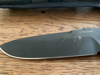 Hogue Ex - F01 Fixed Blade Knife Black Cerakote Cocobola Scales 5.  5 "