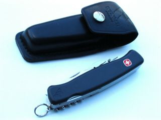 Wenger Ranger Century 120mm Swiss Army Knife & Leather Pouch - Dicontinued