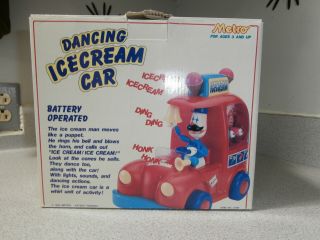 Vintage 1991 Dancing Ice - Cream Car By Metro And Great
