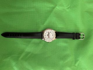 Harley Davidson Cafe Wrist Watch With Black Leather Band - Needs Battery