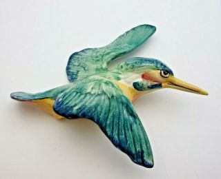 Vintage Beswick Flying Kingfisher Wall Plaque 729 - Perfect