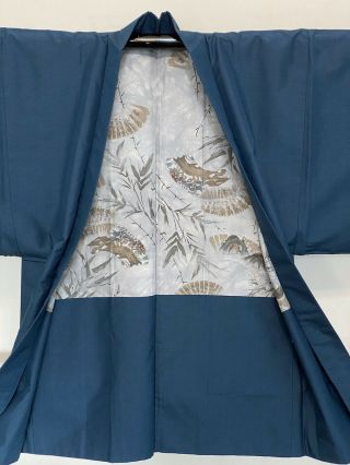 Vintage Japanese Kimono Haori Jacket Silk Men 