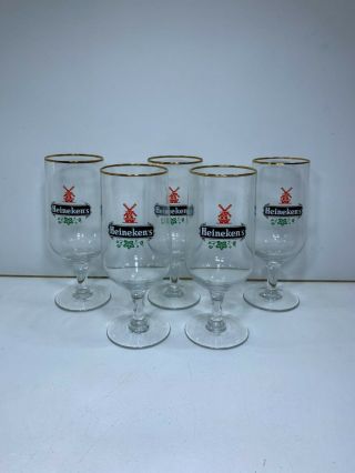 Heineken Windmill Glass Cups