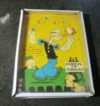 1929 Dexterity Game Popeye The Juggler King Features T3 Py