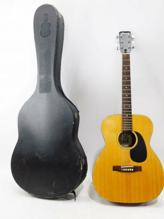 Vntg Alvarez 5014 Acoustic Guitar For P&r W/ Case - Mij