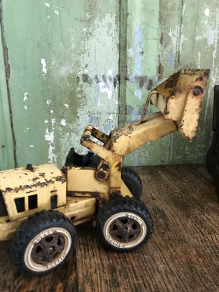 Old Vintage Retro TONKA Toys Cool Metal DIECAST Digger Loader Excavator 2