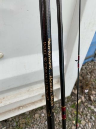 Carp Coasre Fishing Tackle - Normark Micro Light Match Rod - Vintage Old School
