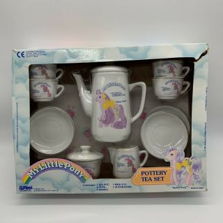 My Little Pony " Spring Song " Tea Set Boxed H1/14