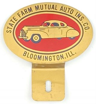 State Farm Mutual Auto Insurance Bloomington Illinois License Plate Topper