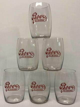 Single Vintage Anheuser Busch Prohibition “bevo” " The Beverage " Beer Glass